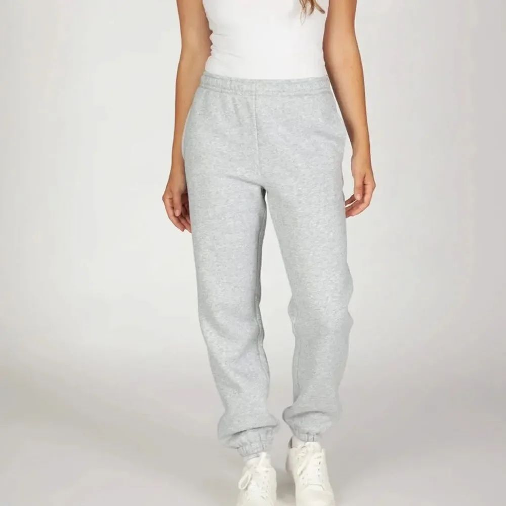 Lazypants Nova Fleece Jogger Sweatpants Classic Grey Women’s Small